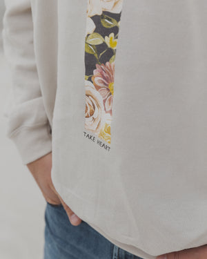Floral Crew Neck Pullover
